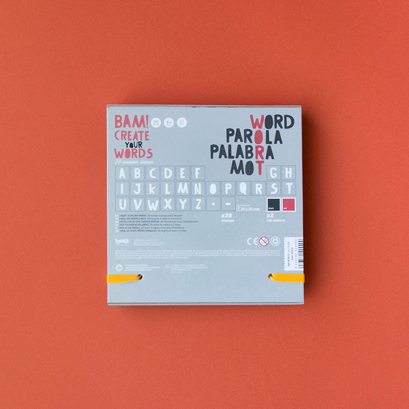 Actividad con tampones de madera